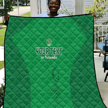 Custom Comoros Football Quilt Go Les Coelacantes LT15
