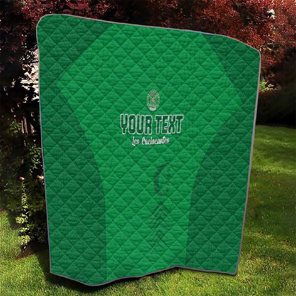 Custom Comoros Football Quilt Go Les Coelacantes LT15