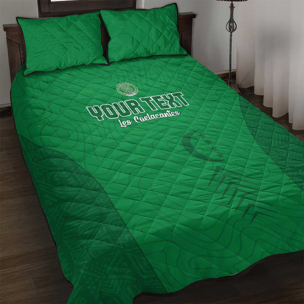 Custom Comoros Football Quilt Bed Set Go Les Coelacantes LT15