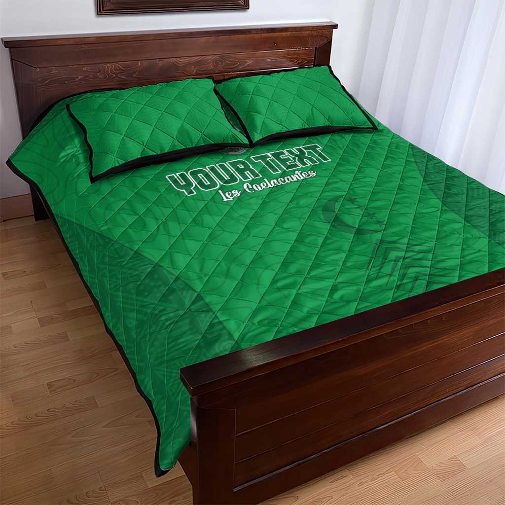 Custom Comoros Football Quilt Bed Set Go Les Coelacantes LT15