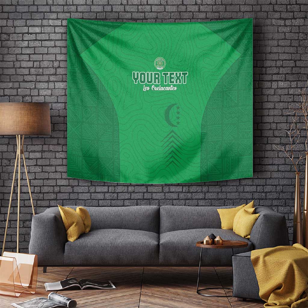 Custom Comoros Football Tapestry Go Les Coelacantes LT15
