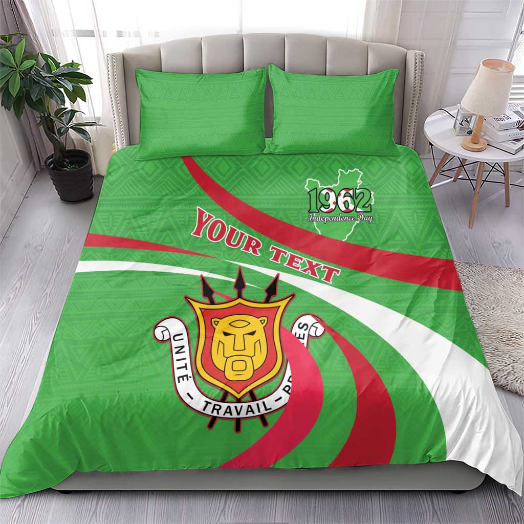 Personalized Burundi Bedding Set 63rd Anniversary of Independence LT15