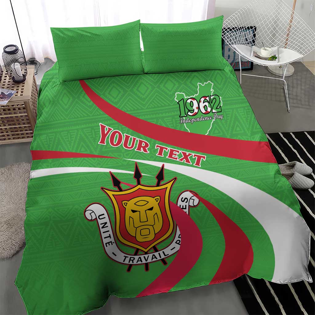 Personalized Burundi Bedding Set 63rd Anniversary of Independence LT15