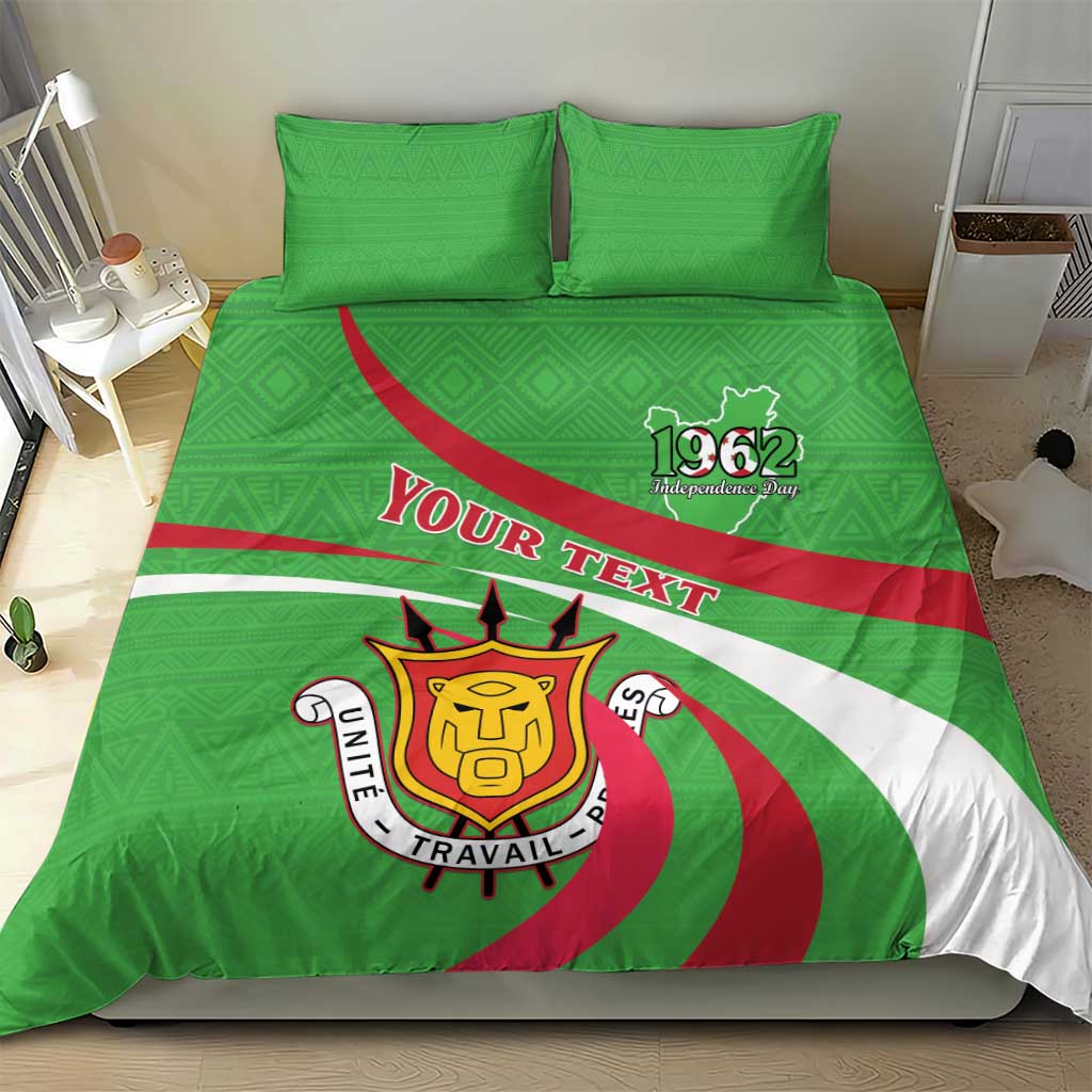 Personalized Burundi Bedding Set 63rd Anniversary of Independence LT15