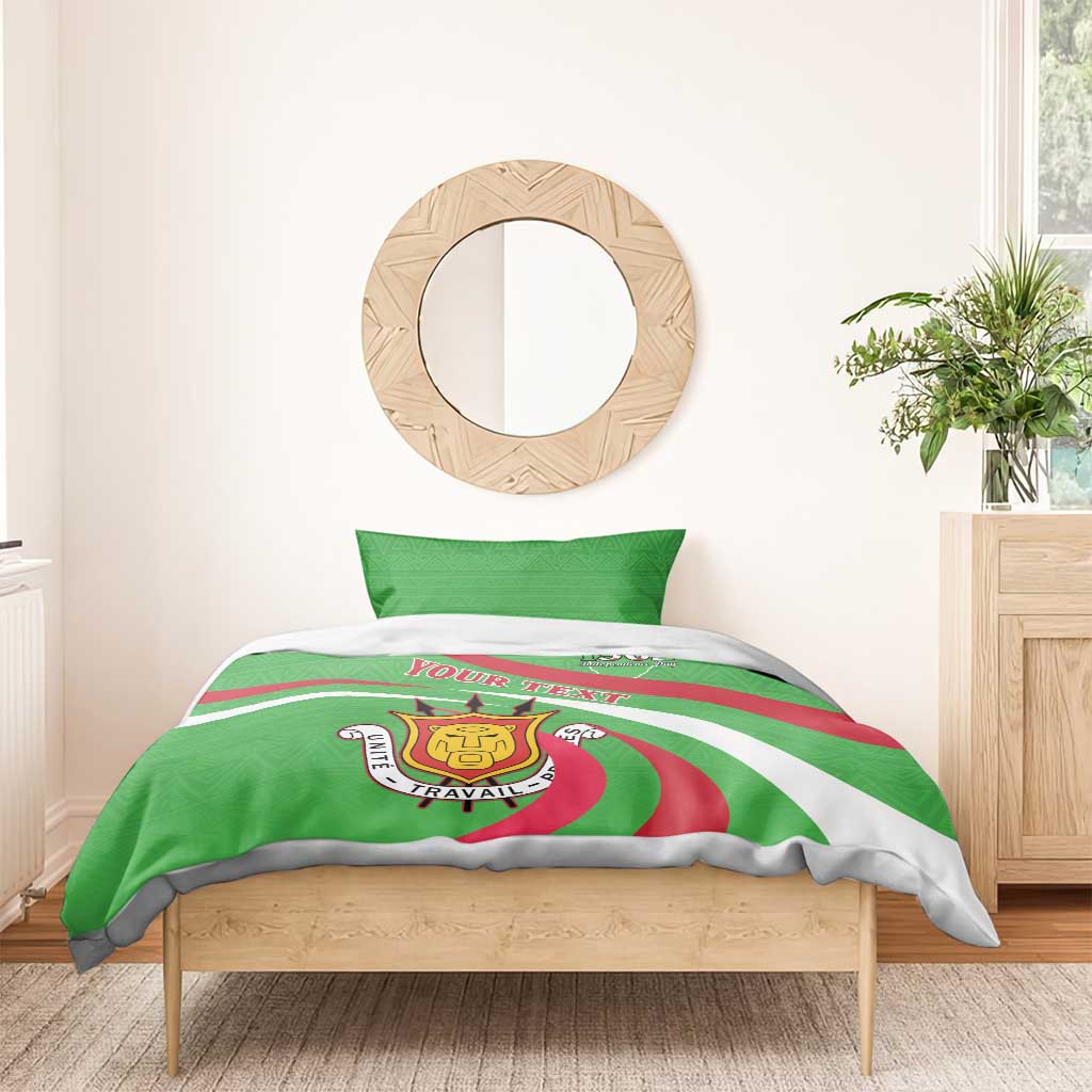 Personalized Burundi Bedding Set 63rd Anniversary of Independence LT15