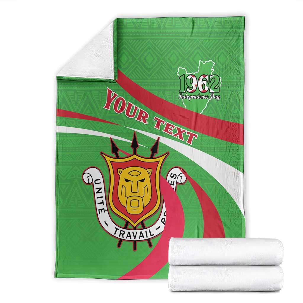 Personalized Burundi Blanket 63rd Anniversary of Independence LT15