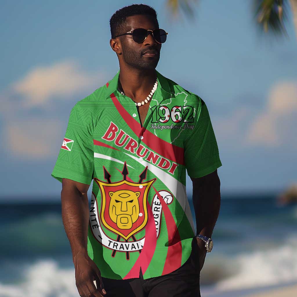 Personalized Burundi Hawaiian Shirt 63rd Anniversary of Independence LT15