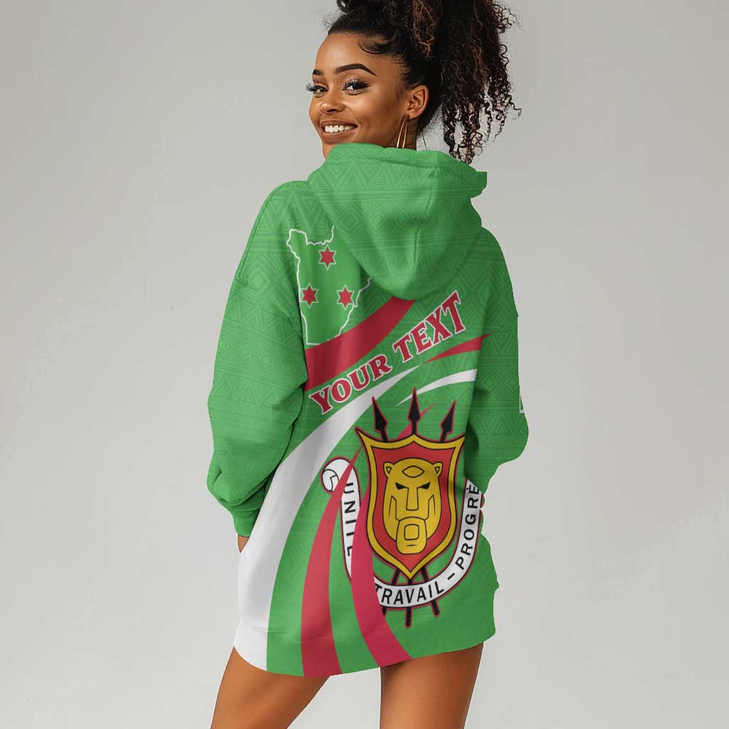 Personalized Burundi Hoodie Dress 63rd Anniversary of Independence LT15