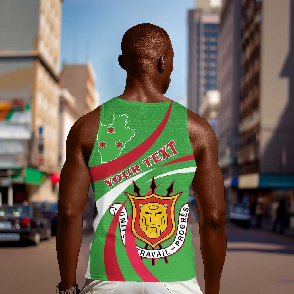 Personalized Burundi Men Tank Top 63rd Anniversary of Independence LT15