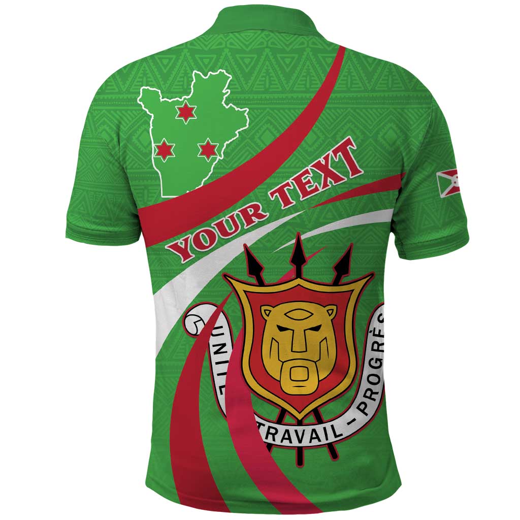 Personalized Burundi Independence Day Polo Shirt Coat Of Arms With Map LT15