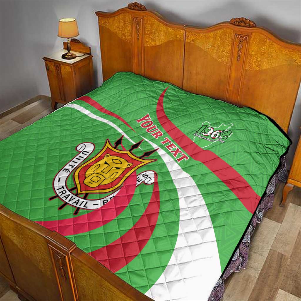 Personalized Burundi Quilt 63rd Anniversary of Independence LT15