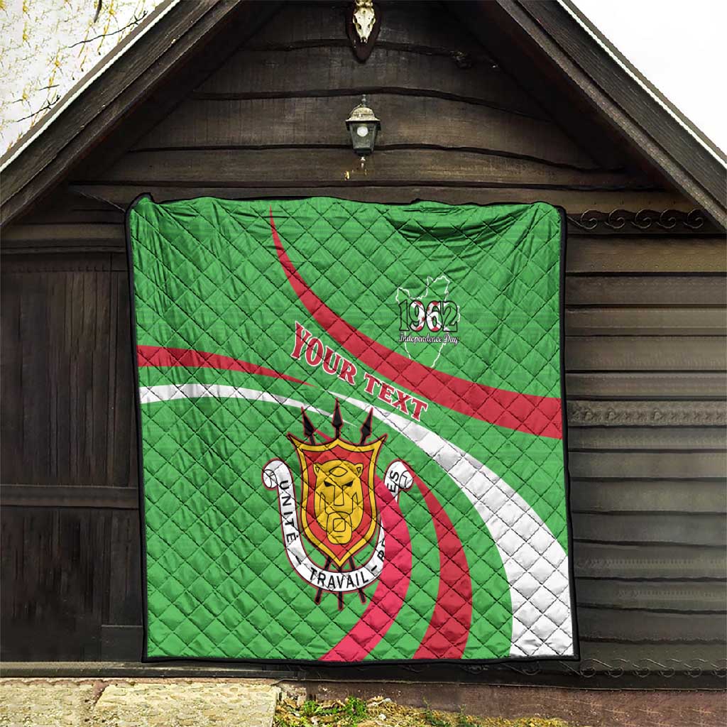 Personalized Burundi Quilt 63rd Anniversary of Independence LT15
