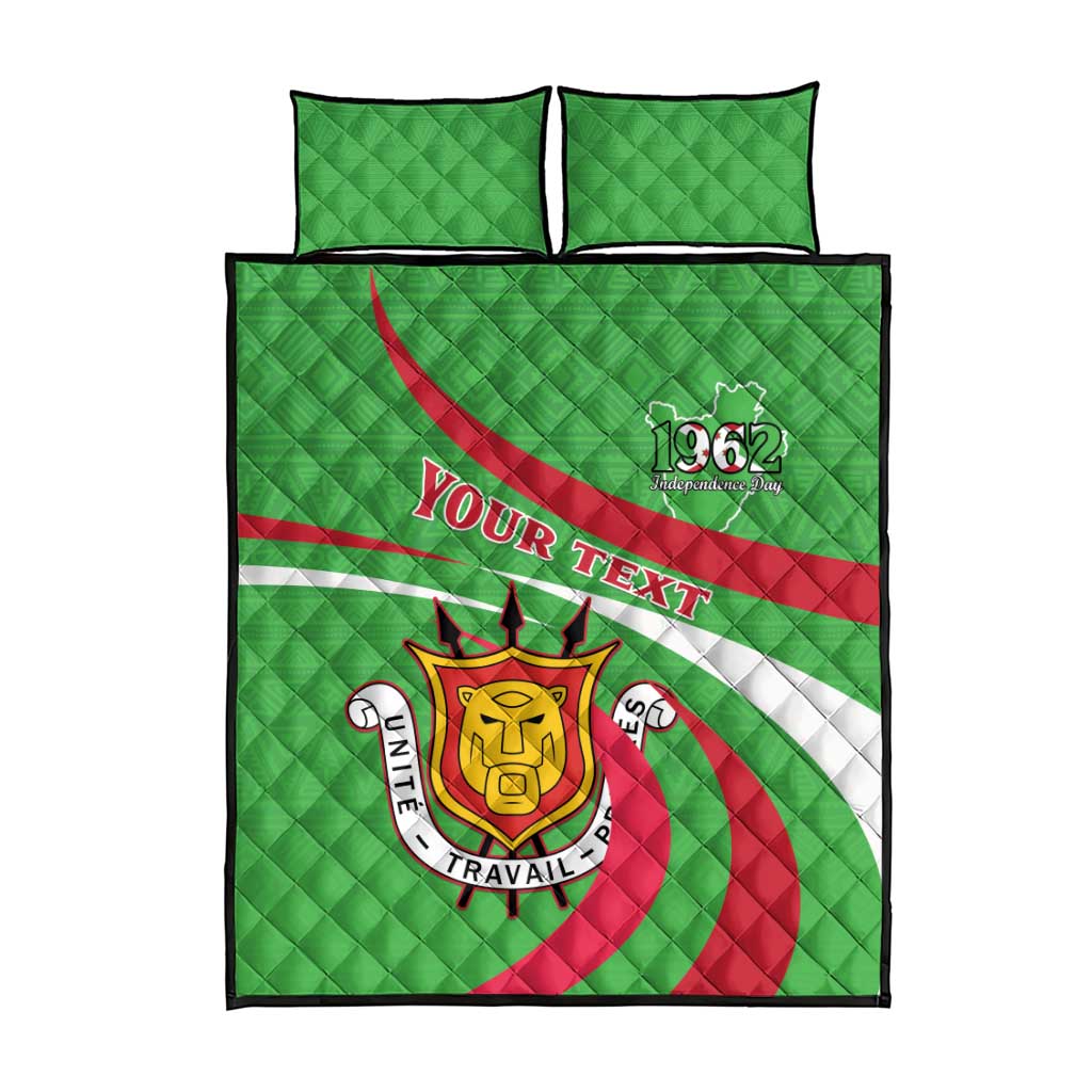 Personalized Burundi Quilt Bed Set 63rd Anniversary of Independence LT15