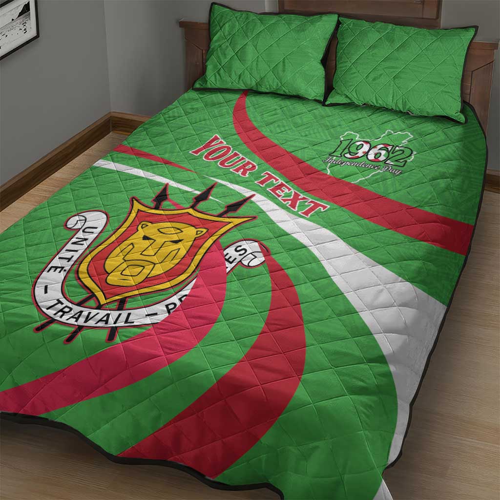 Personalized Burundi Quilt Bed Set 63rd Anniversary of Independence LT15