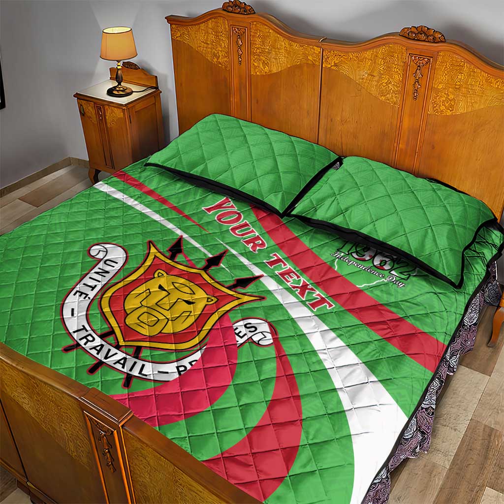Personalized Burundi Quilt Bed Set 63rd Anniversary of Independence LT15