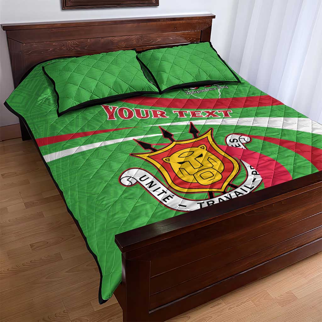 Personalized Burundi Quilt Bed Set 63rd Anniversary of Independence LT15
