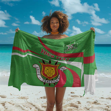 Personalized Burundi Sarong 63rd Anniversary of Independence LT15