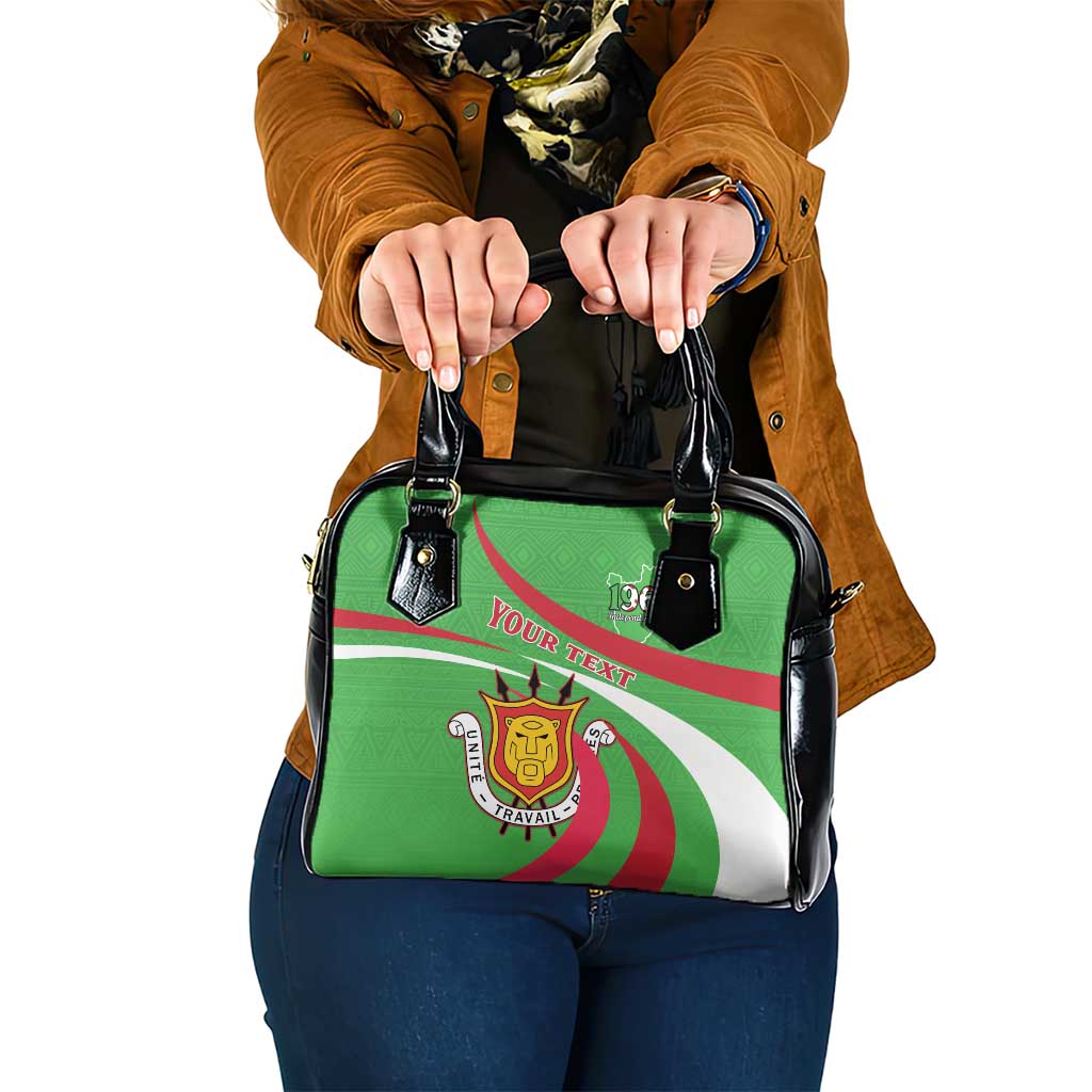Personalized Burundi Independence Day Shoulder Handbag Coat Of Arms With Map LT15
