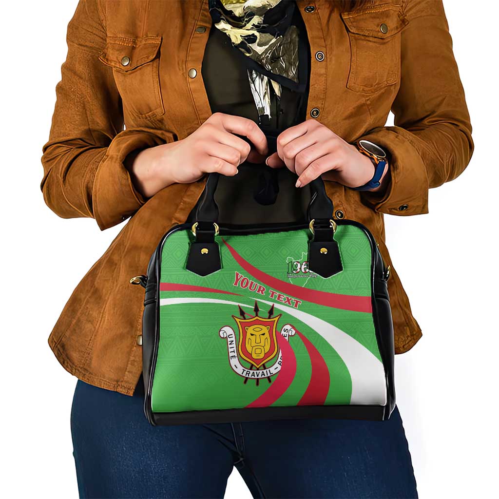 Personalized Burundi Independence Day Shoulder Handbag Coat Of Arms With Map LT15