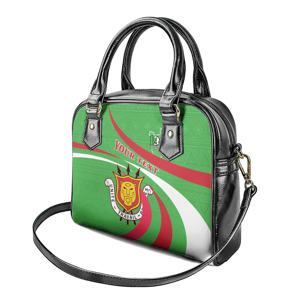 Personalized Burundi Independence Day Shoulder Handbag Coat Of Arms With Map LT15