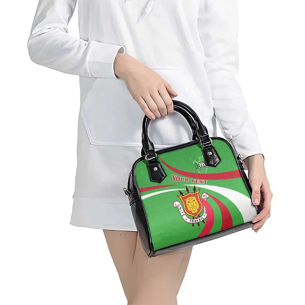 Personalized Burundi Independence Day Shoulder Handbag Coat Of Arms With Map LT15