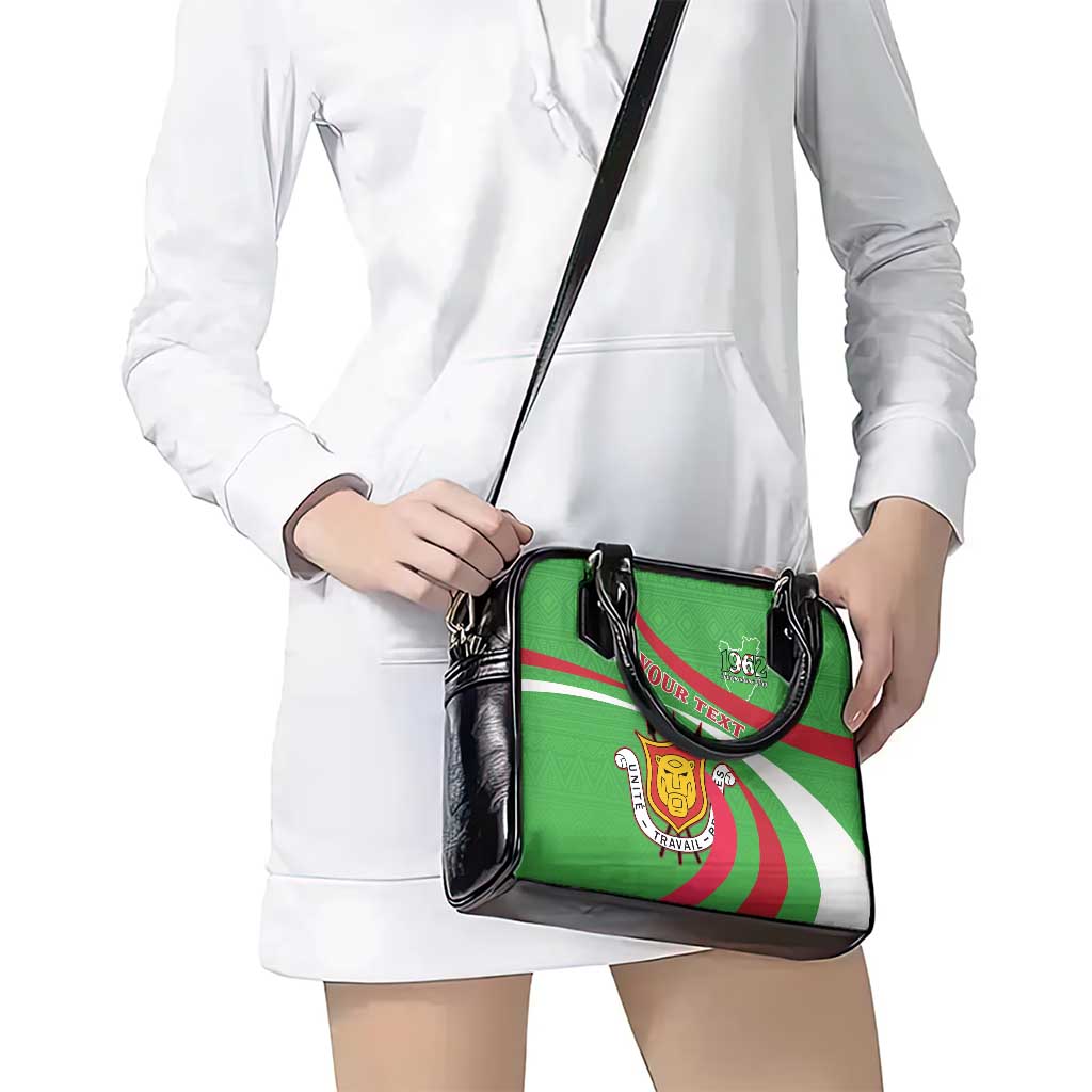 Personalized Burundi Independence Day Shoulder Handbag Coat Of Arms With Map LT15
