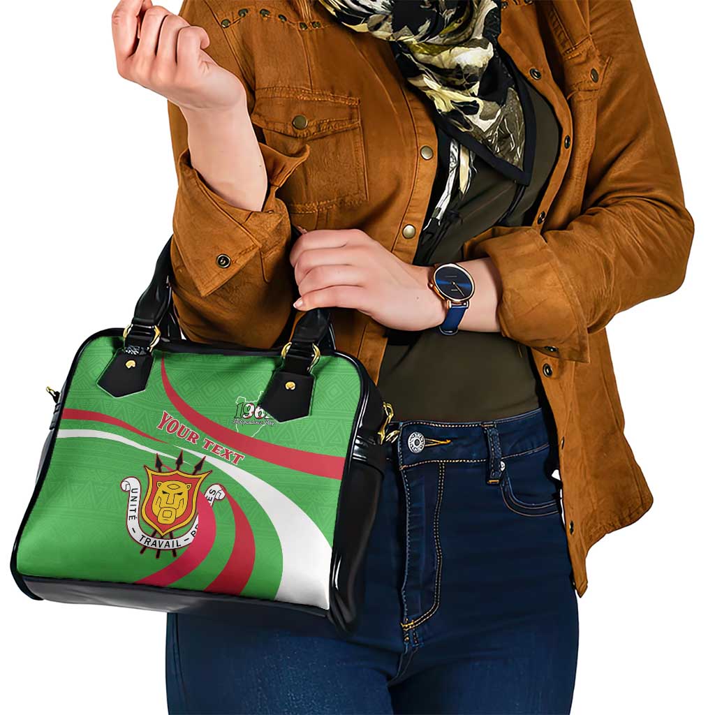 Personalized Burundi Independence Day Shoulder Handbag Coat Of Arms With Map LT15