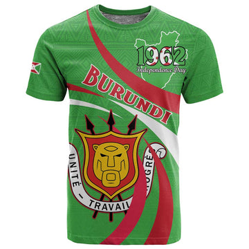 Personalized Burundi T shirt 63rd Anniversary of Independence LT15