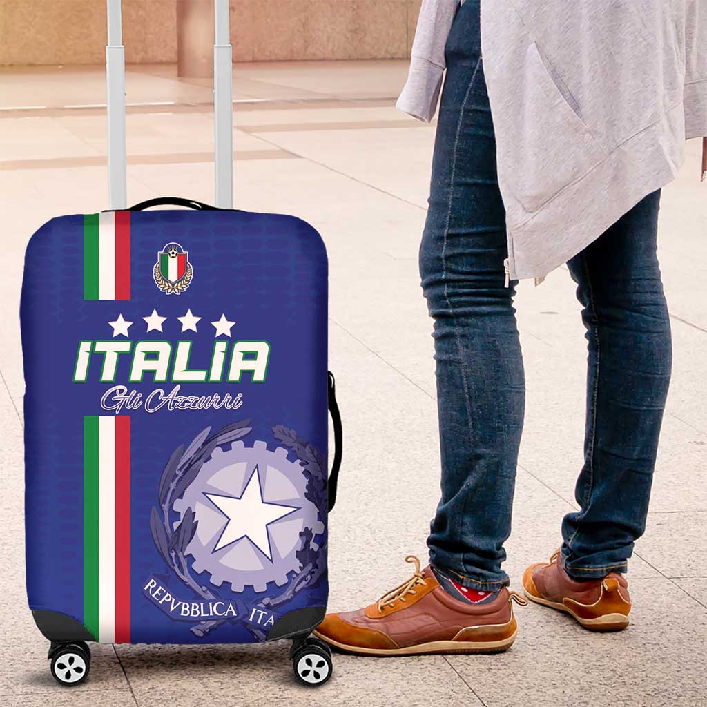 Italy Football Luggage Cover Come On Gli Azzurri LT15