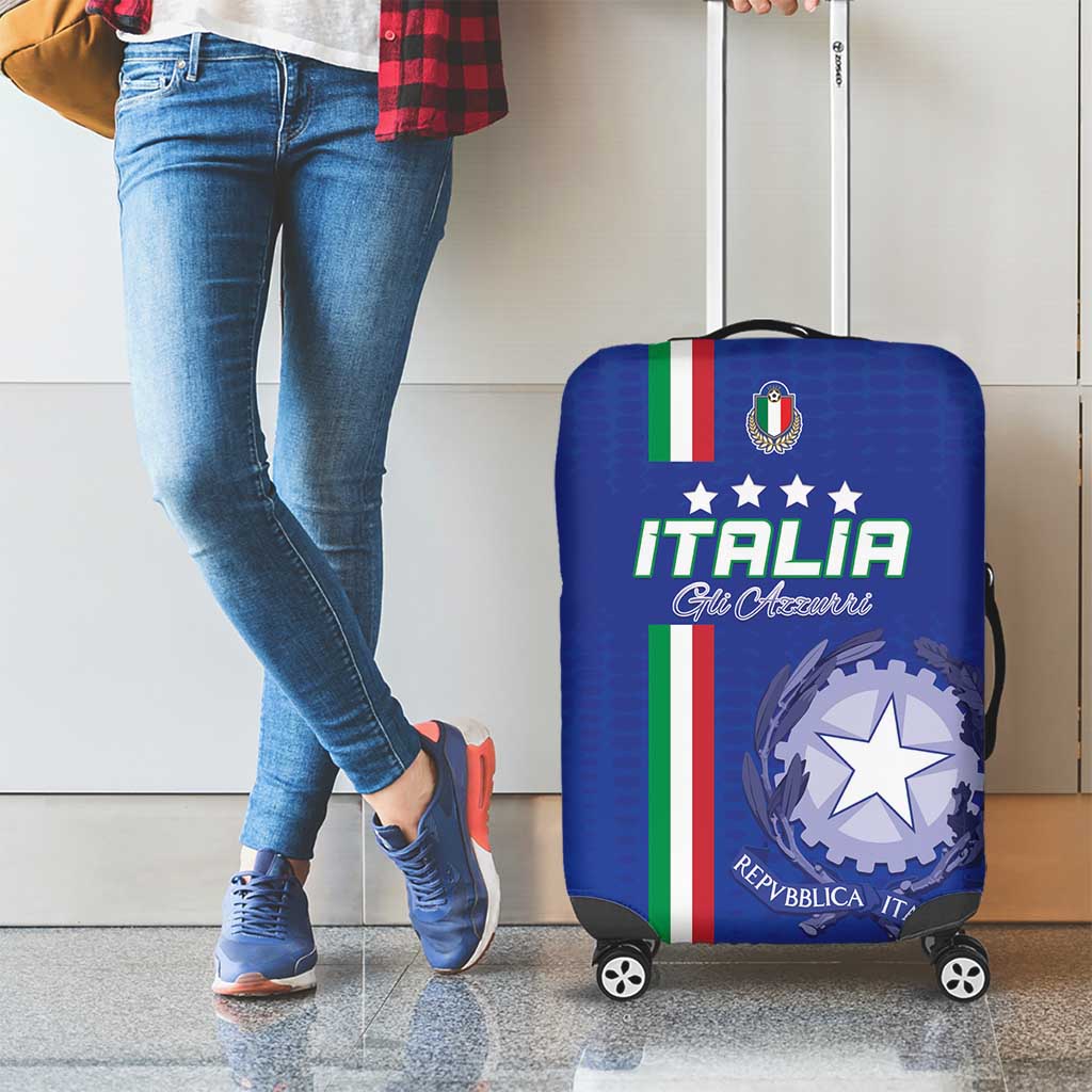 Italy Football Luggage Cover Come On Gli Azzurri LT15