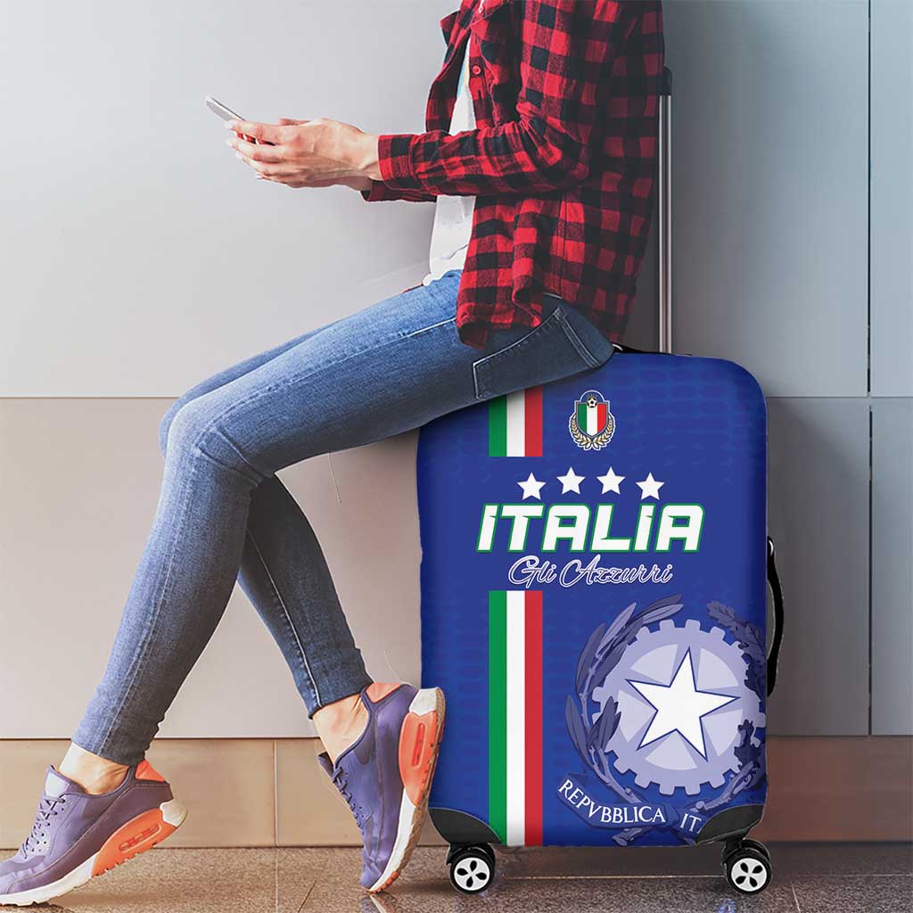 Italy Football Luggage Cover Come On Gli Azzurri LT15