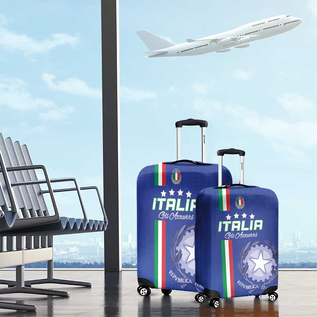 Italy Football Luggage Cover Come On Gli Azzurri LT15