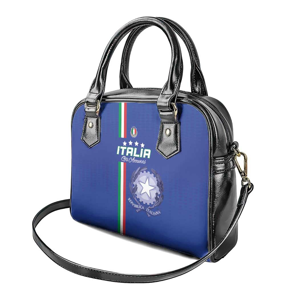 Italy Football Shoulder Handbag Come On Gli Azzurri LT15