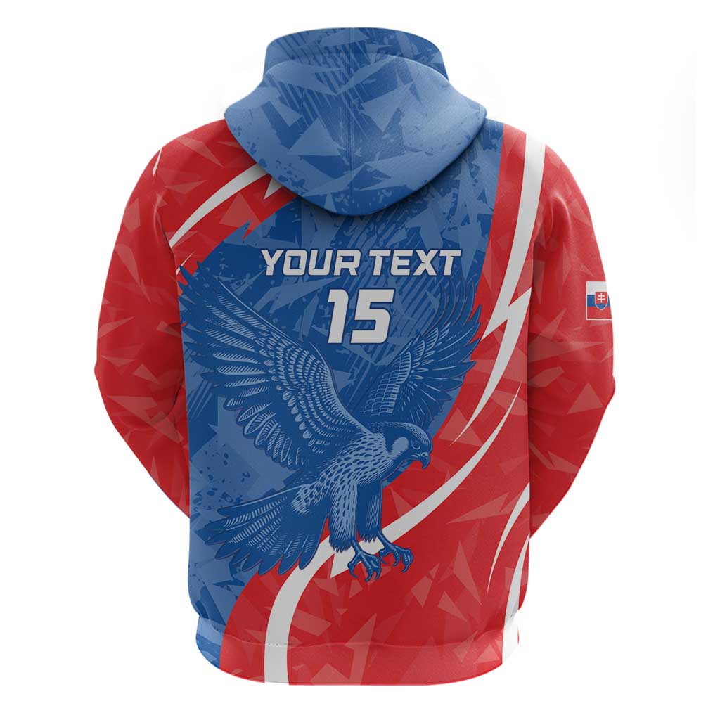 Custom Slovakia Football Hoodie Come On Sokoli LT15