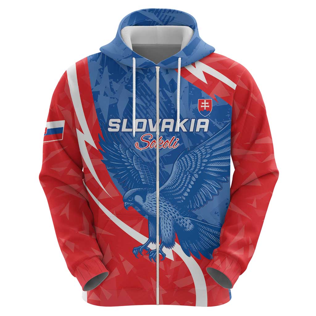 Custom Slovakia Football Hoodie Come On Sokoli LT15