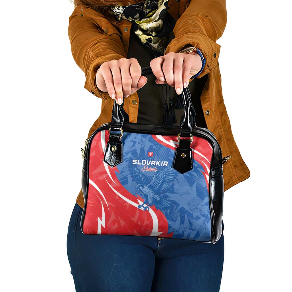 Slovakia Football Shoulder Handbag Come On Sokoli LT15