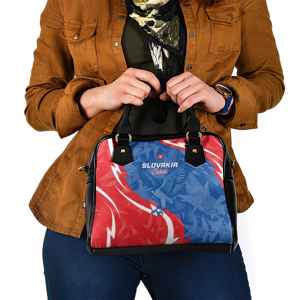 Slovakia Football Shoulder Handbag Come On Sokoli LT15
