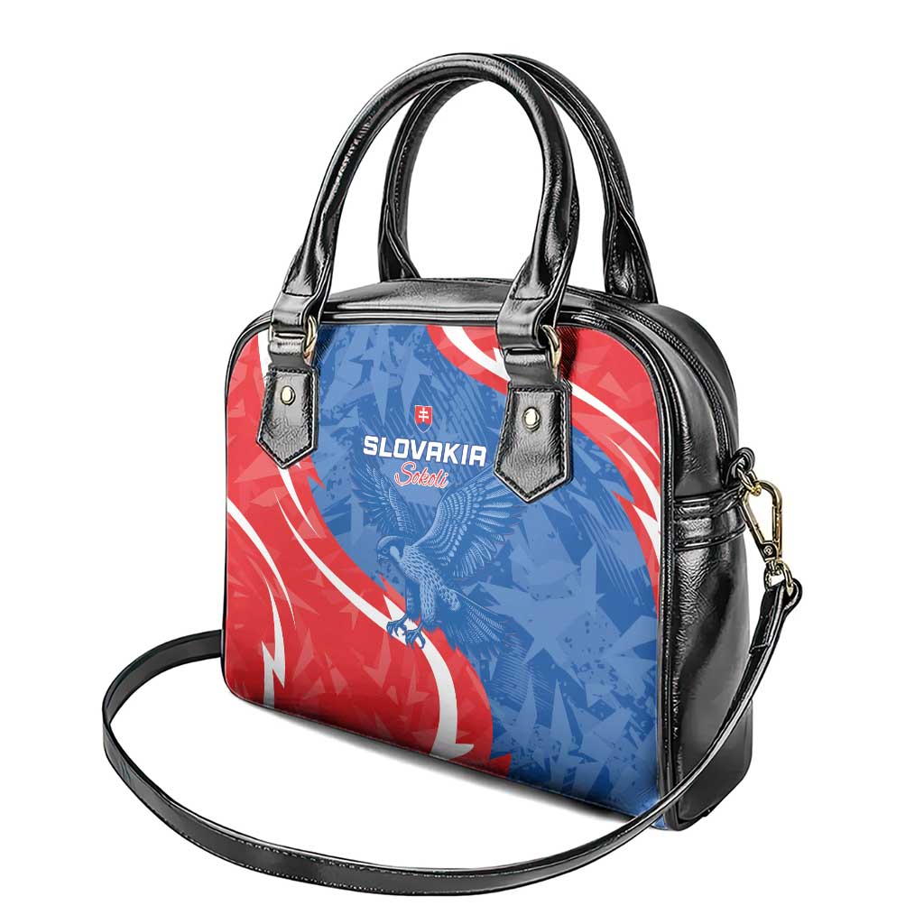 Slovakia Football Shoulder Handbag Come On Sokoli LT15
