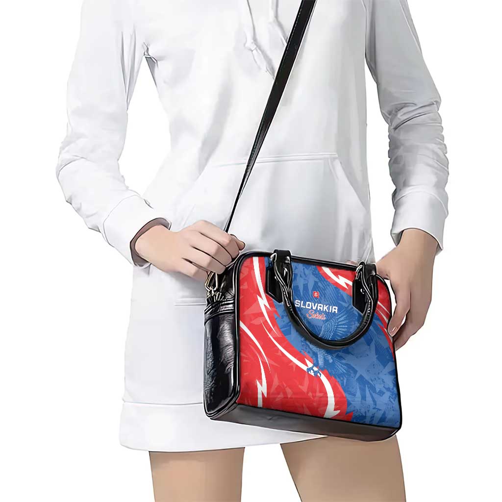 Slovakia Football Shoulder Handbag Come On Sokoli LT15