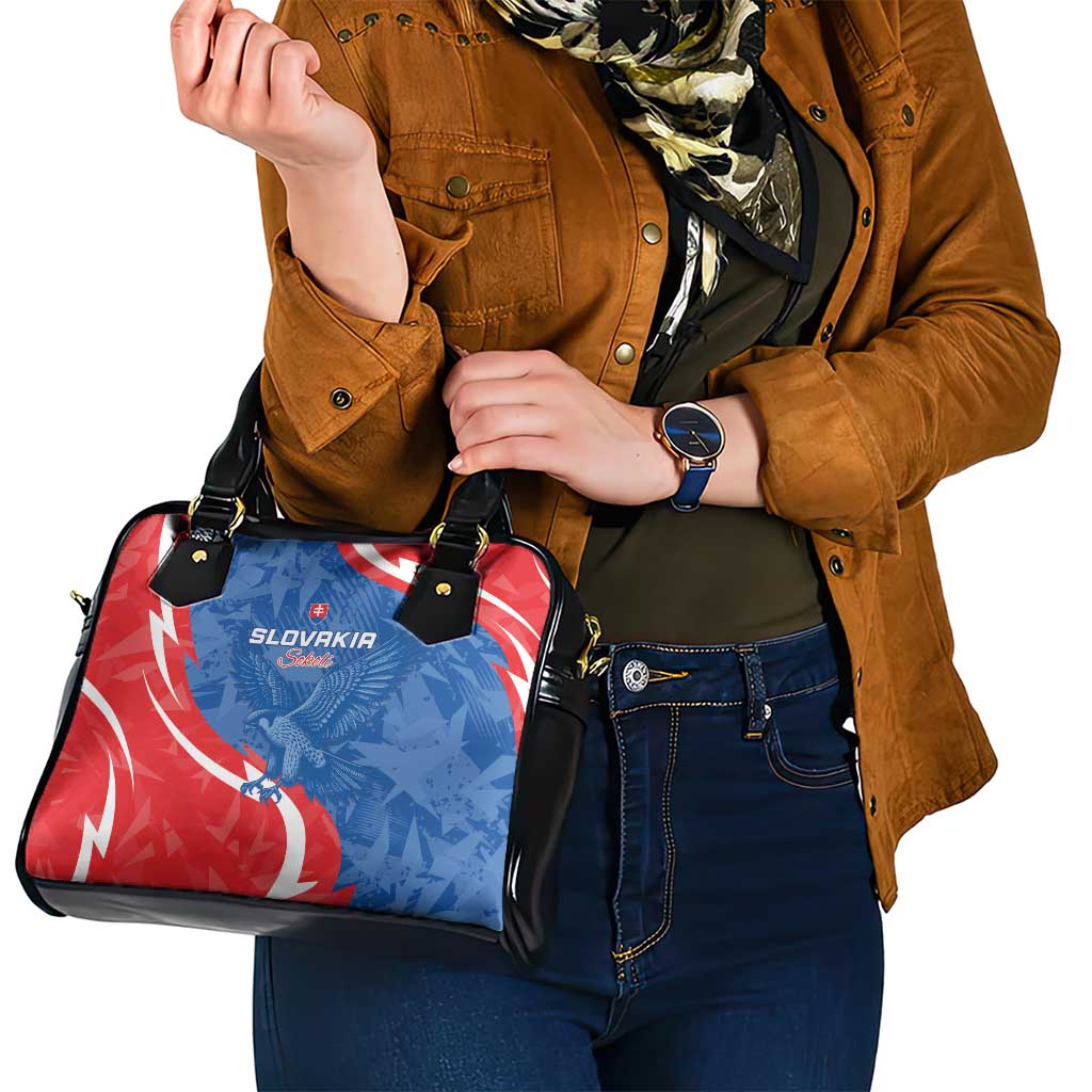 Slovakia Football Shoulder Handbag Come On Sokoli LT15