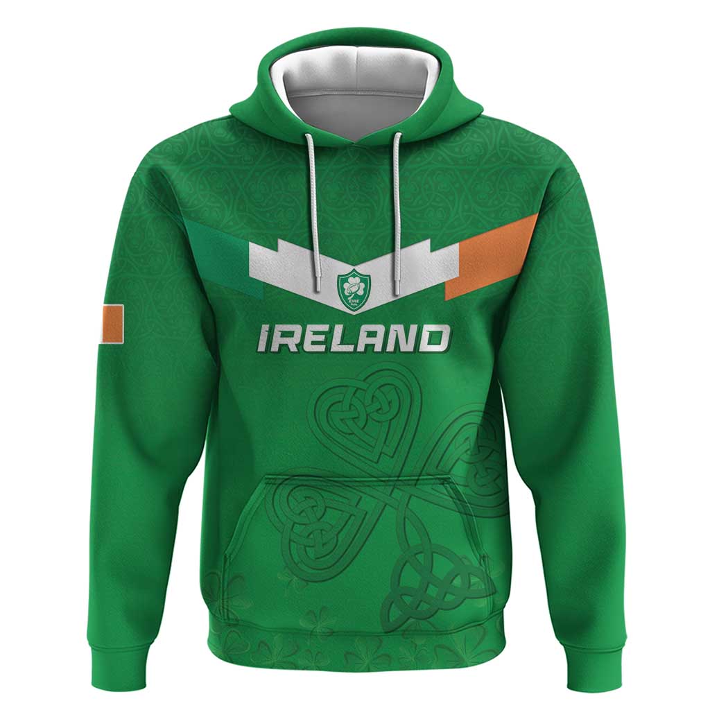 Ireland Rugby Custom Hoodie Celtics Shamrock LT15