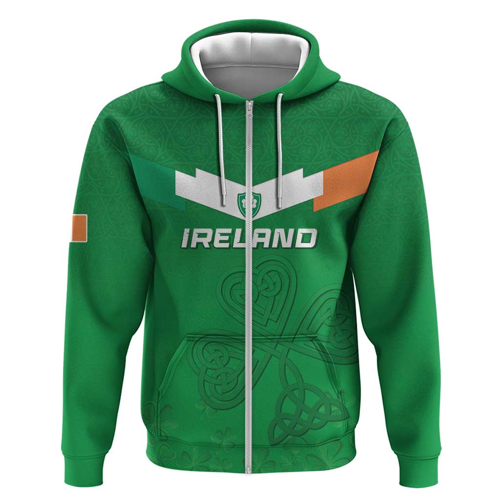 Ireland Rugby Custom Hoodie Celtics Shamrock LT15