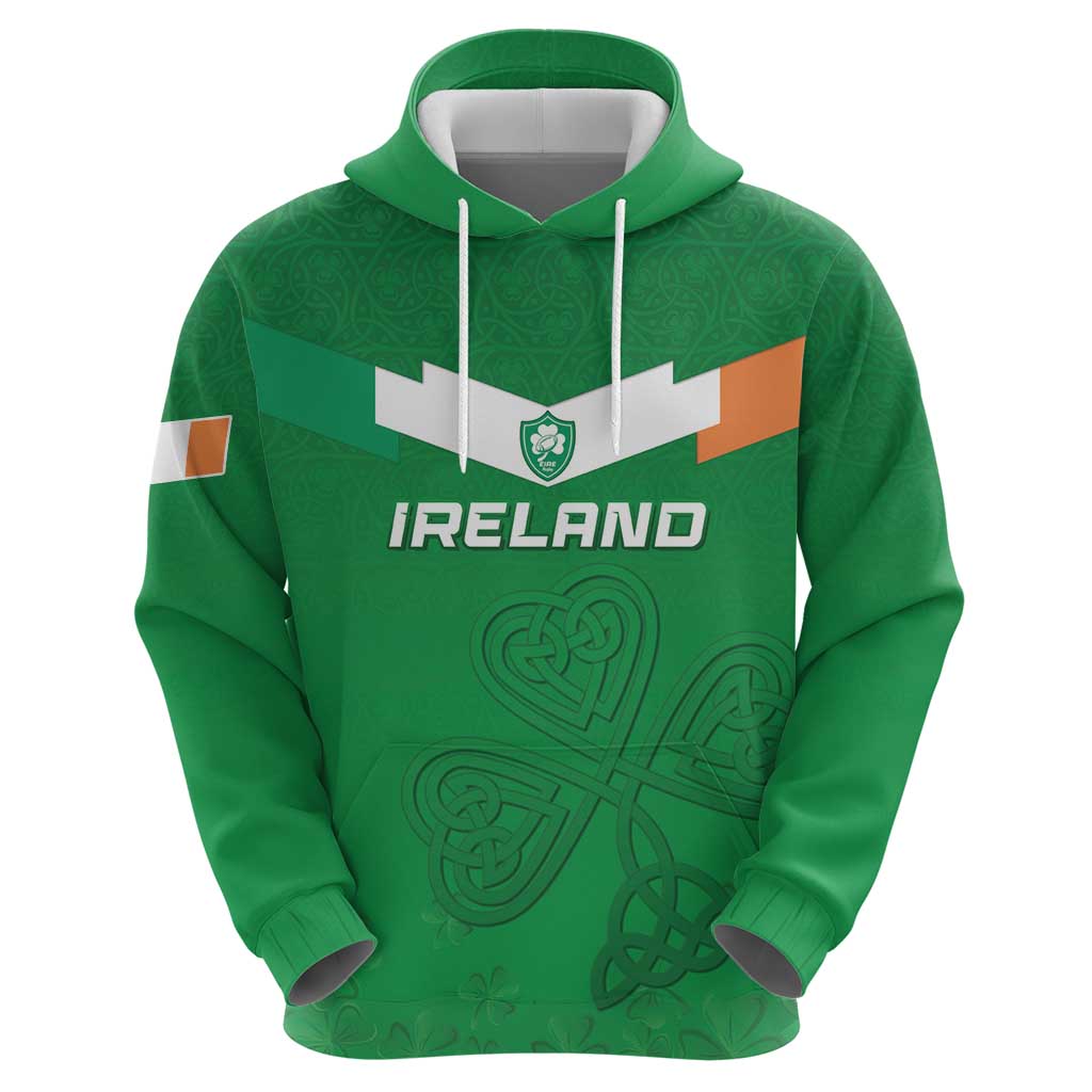 Ireland Rugby Custom Hoodie Celtics Shamrock LT15