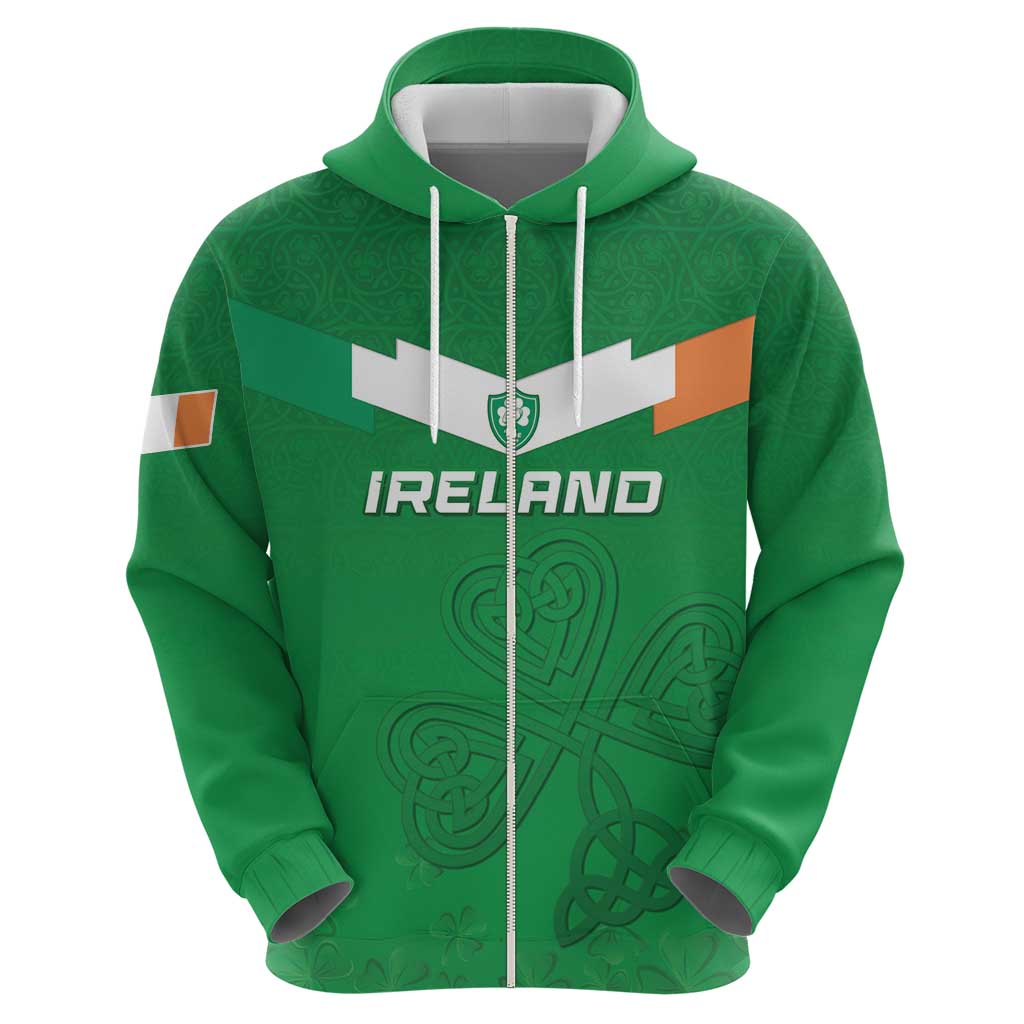 Ireland Rugby Custom Hoodie Celtics Shamrock LT15