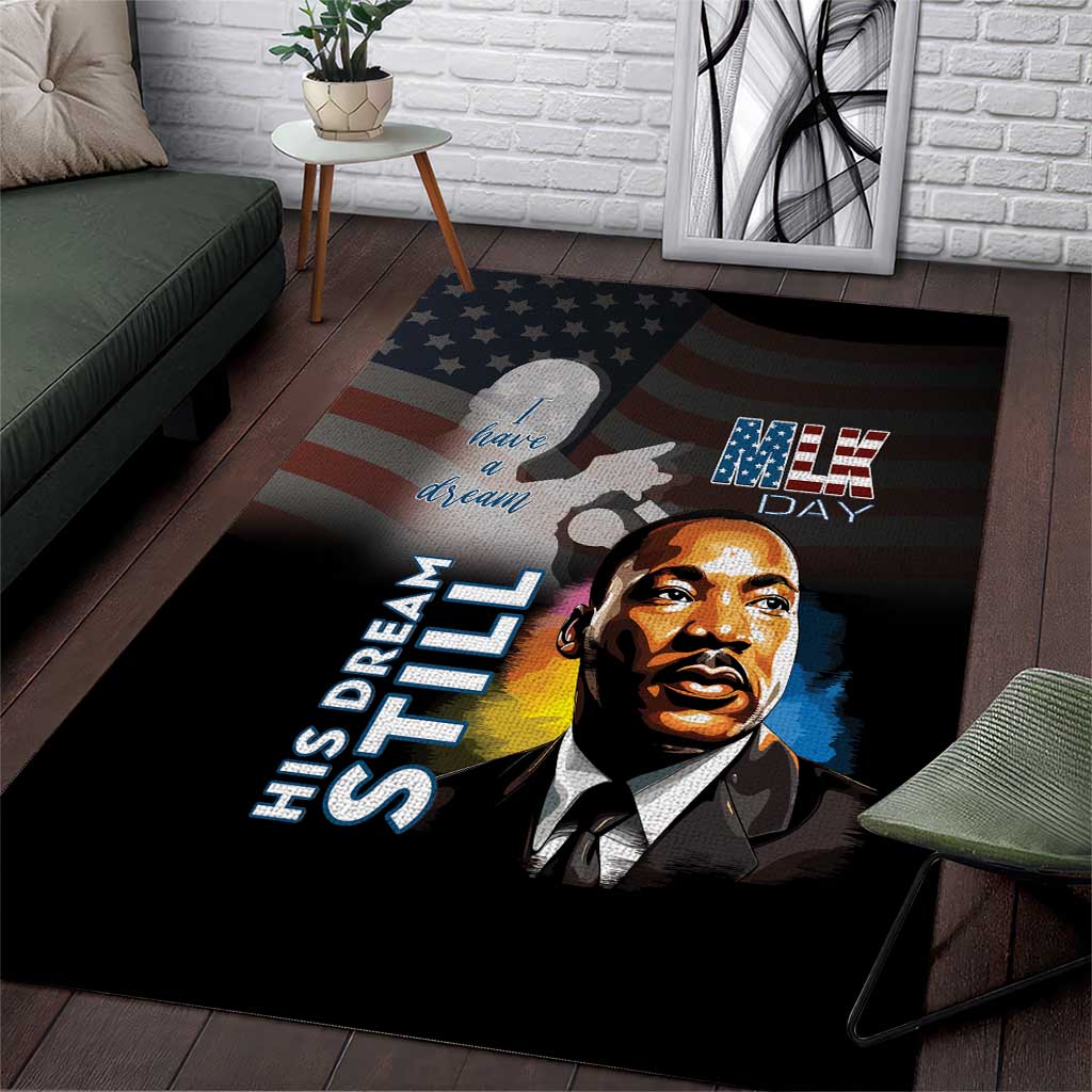 Black Americans Happy MLK Day Area Rug I Have A Dream LT15