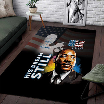 Black Americans Happy MLK Day Area Rug I Have A Dream LT15