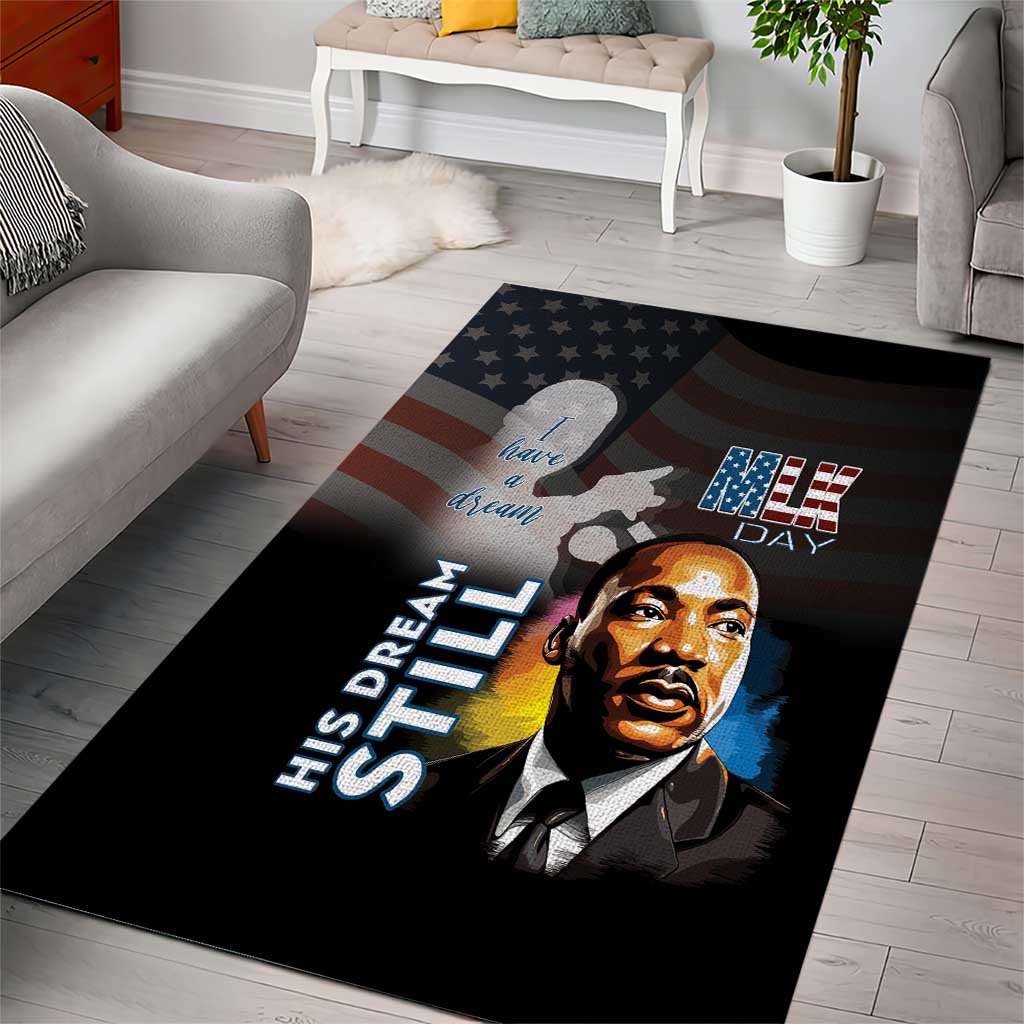 Black Americans Happy MLK Day Area Rug I Have A Dream LT15