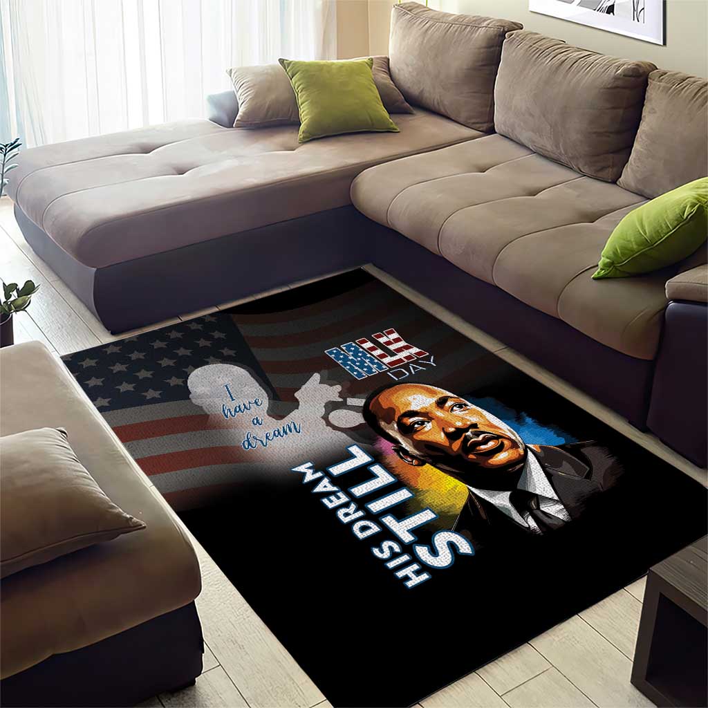 Black Americans Happy MLK Day Area Rug I Have A Dream LT15