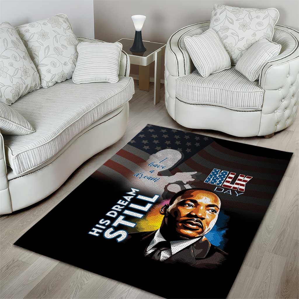 Black Americans Happy MLK Day Area Rug I Have A Dream LT15