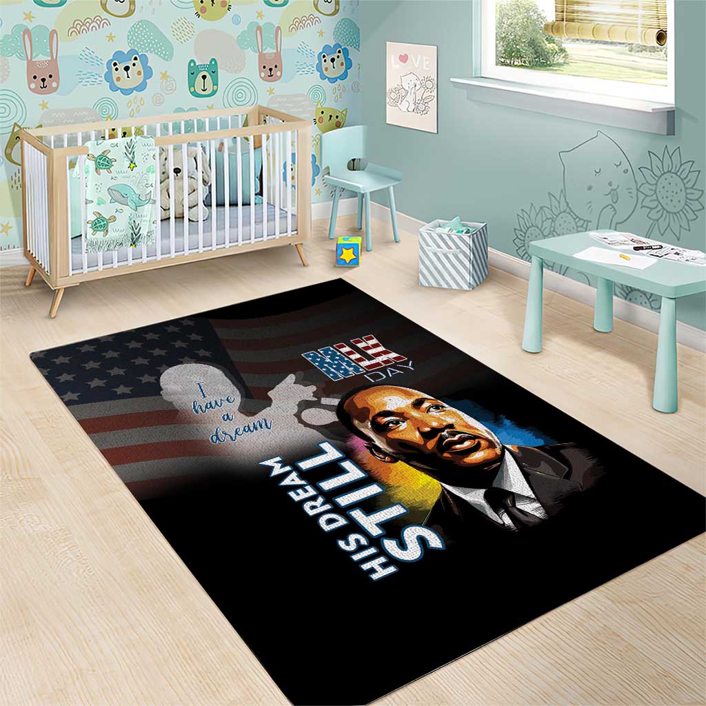 Black Americans Happy MLK Day Area Rug I Have A Dream LT15